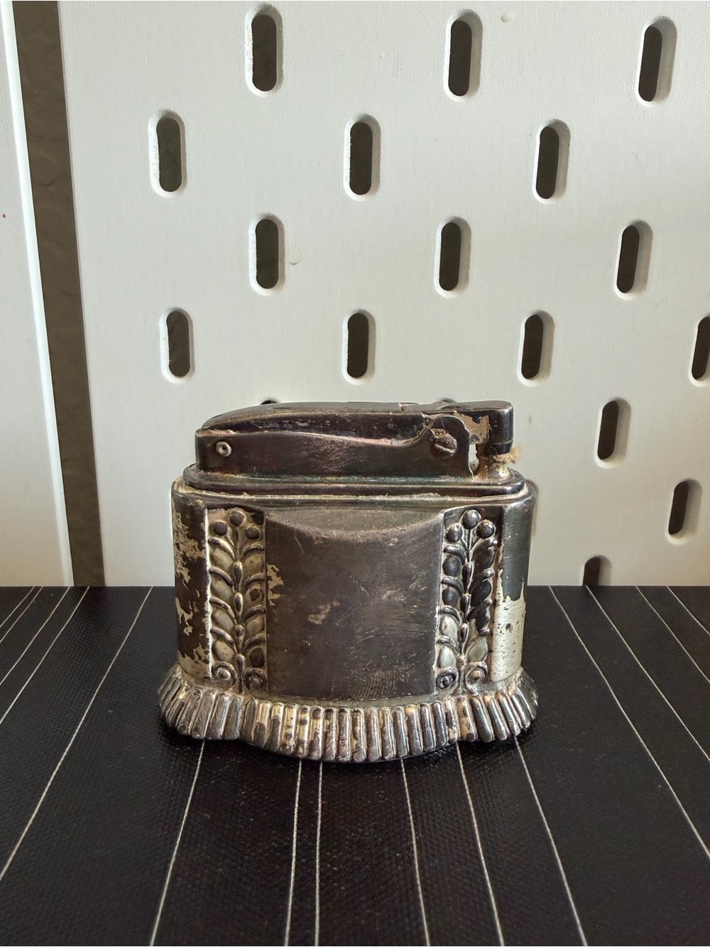 Vintage Ronson Diana Silver Plate Table Lighter 1949-1955 USA